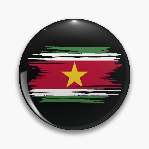 Item preview, Distressed Suriname Flag SR designed and sold by shitpostee.