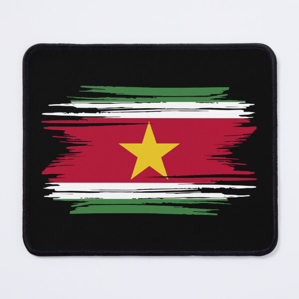 Item preview, Distressed Suriname Flag SR designed and sold by shitpostee.