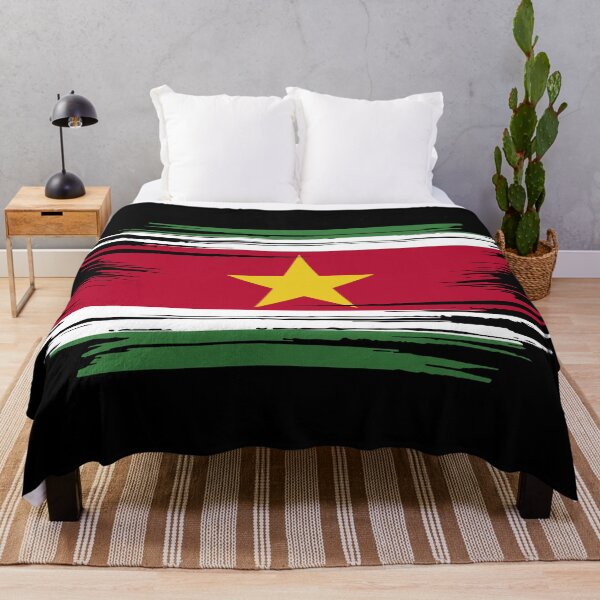 Item preview, Distressed Suriname Flag SR designed and sold by shitpostee.