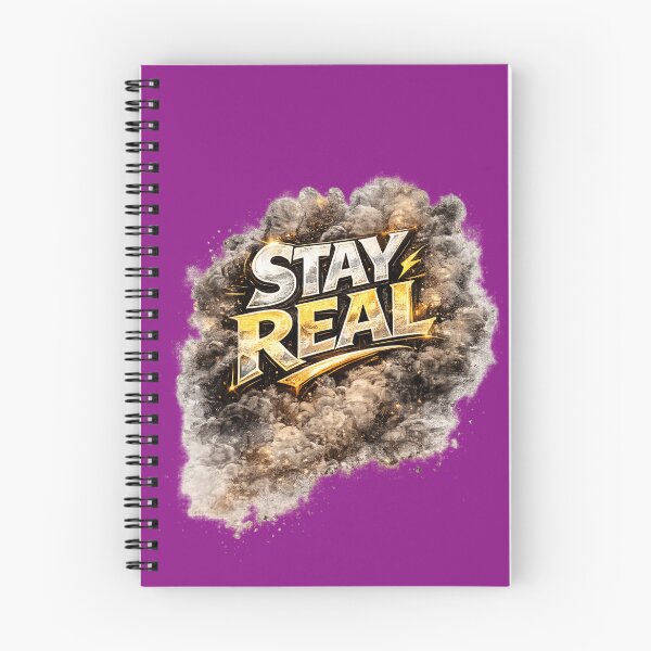Item preview, Stay Real | Authentic Typography Design designed and sold by VasiArtLab.