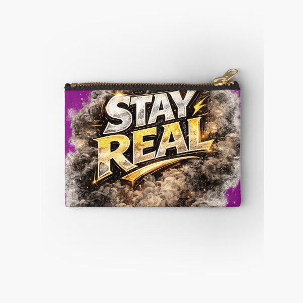 Item preview, Stay Real | Authentic Typography Design designed and sold by VasiArtLab.