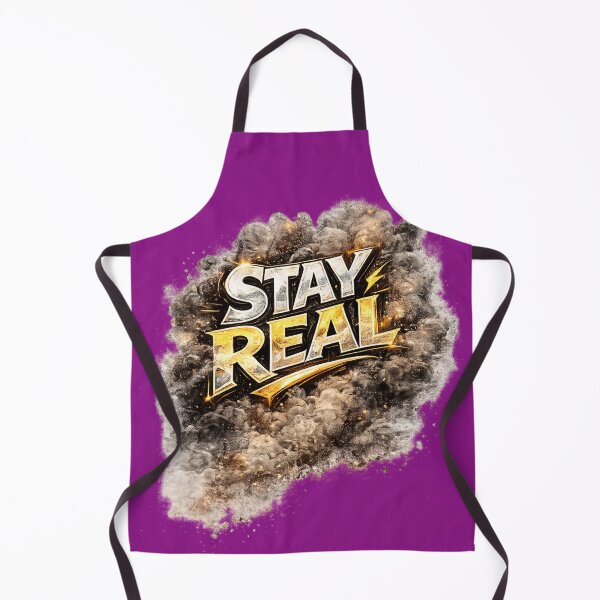 Item preview, Stay Real | Authentic Typography Design designed and sold by VasiArtLab.
