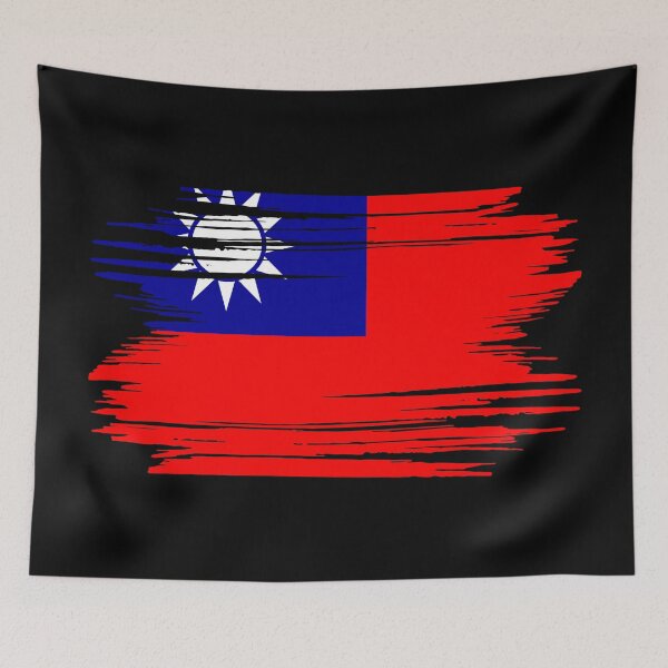 Item preview, Distressed Taiwan Flag TW designed and sold by shitpostee.