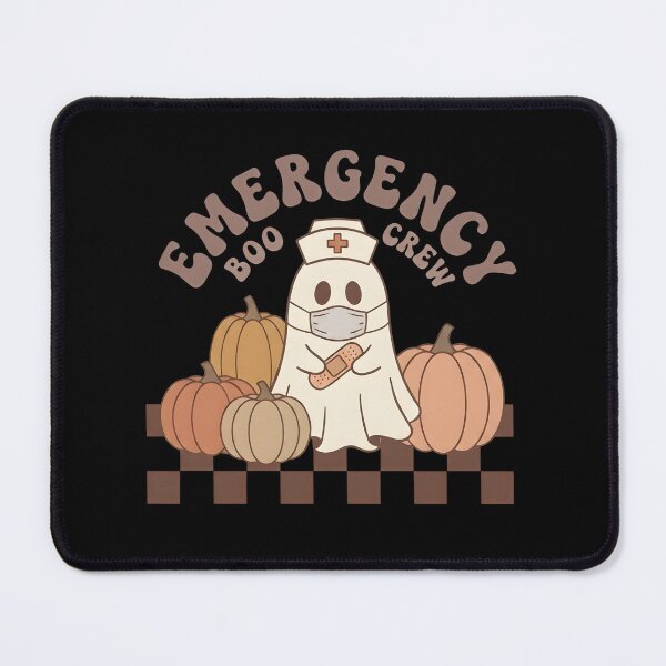 Item preview, Emergency Boo Crew Cute Nurse Ghost Halloween Pumpkin Funny Medical designed and sold by fawzimorsy.