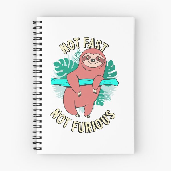 Item preview, Funny Sloth Not Fast Not Furious Retro Art designed and sold by Alphatheard.