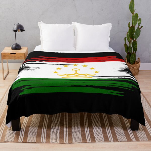 Item preview, Distressed Tajikistan Flag TJ designed and sold by shitpostee.