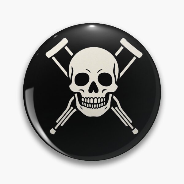 Item preview, Skull and Crutches   designed and sold by TheEndDesign.