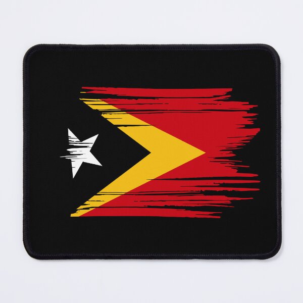 Item preview, Distressed Timor-Leste Flag TL designed and sold by shitpostee.