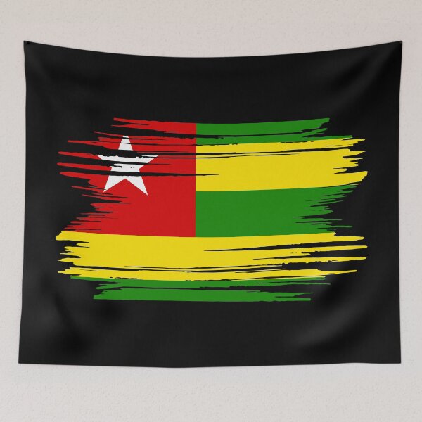 Item preview, Distressed Togo Flag TG designed and sold by shitpostee.
