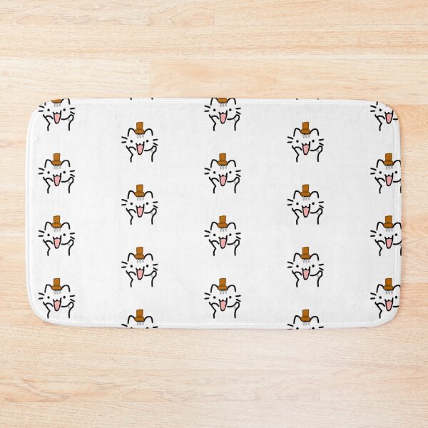 Item preview, Happy cat with hat designed and sold by SelectedByLotte.
