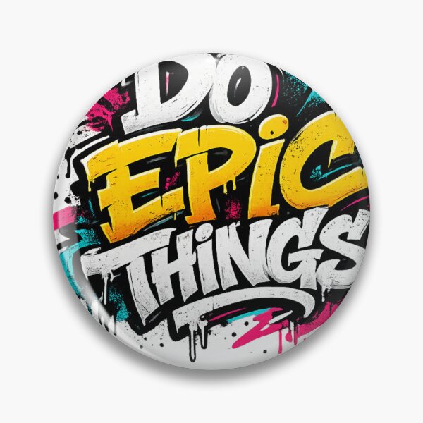 Item preview, Do Epic Things | Motivational Typography Design designed and sold by VasiArtLab.