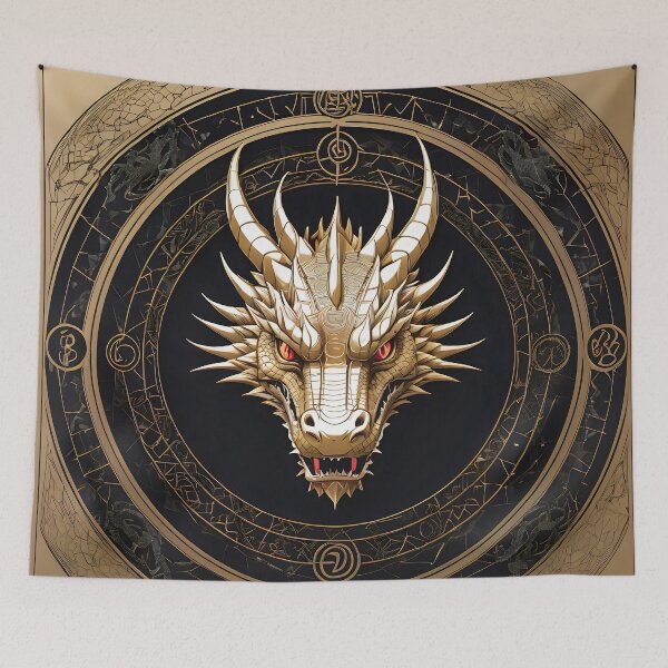 Item preview, Magical Dragon Insignia with Ancient Rune Border. designed and sold by MissYouONLY.