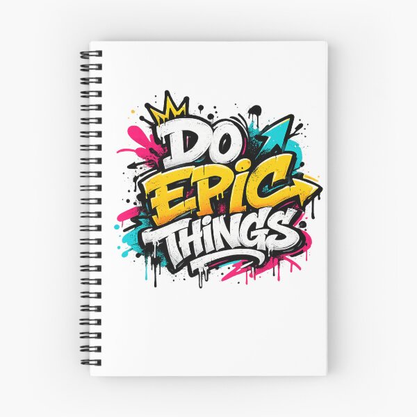 Item preview, Do Epic Things | Motivational Typography Design designed and sold by VasiArtLab.