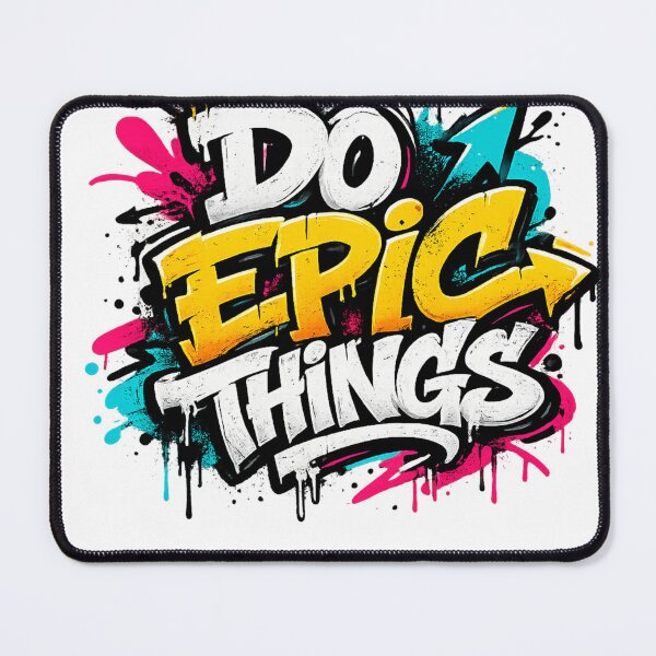 Item preview, Do Epic Things | Motivational Typography Design designed and sold by VasiArtLab.