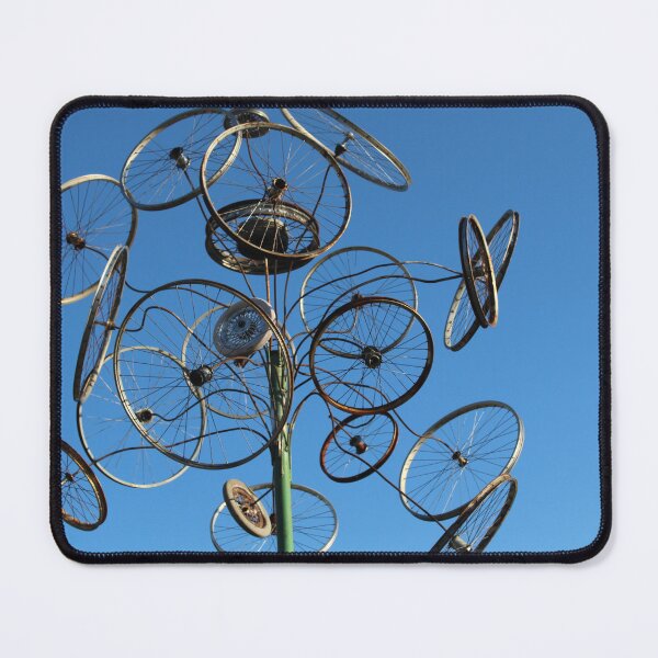 Item preview, Bicycle wheels outdoor art installation designed and sold by Reveka1337.