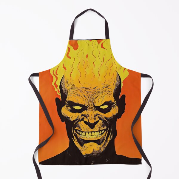 Item preview, Flaming Skull Horror Comic Art designed and sold by obstinator.