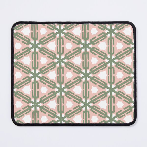 Item preview, Sonora Deco - Geometric Saguaro Cactus Pattern (Sage & Blush) designed and sold by Sophie Golightly.