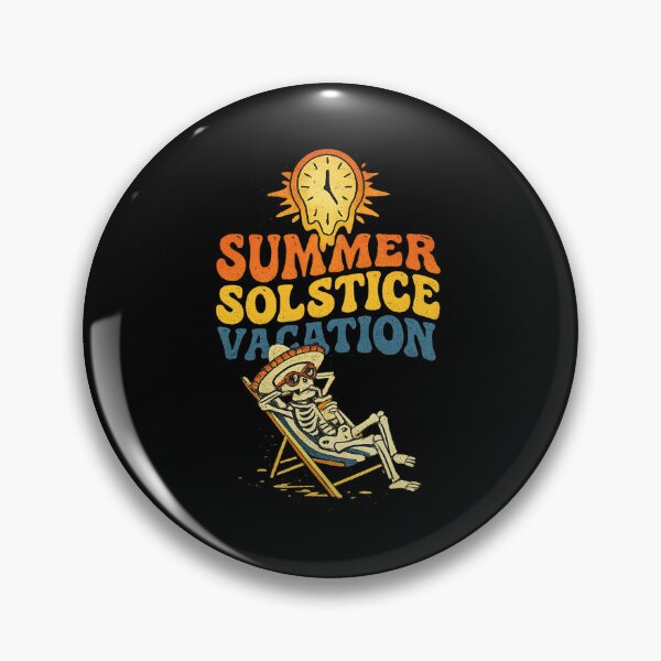 Item preview, Summer Solstice Vacation Skeleton Retro Vintage designed and sold by MizoX7.