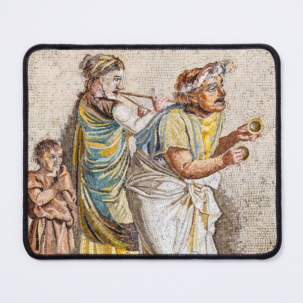 Item preview, Street Musicians Mosaic Pompeii detail 02 designed and sold by Weston  Westmoreland.