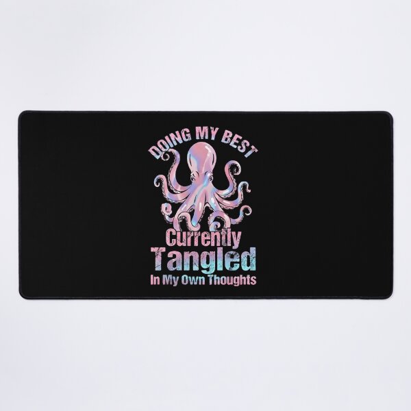 Item preview, Doing My Best Octopus Tangled In My Own Thoughts  Relatable Overthinker T‑Shirt designed and sold by ZyxDes.