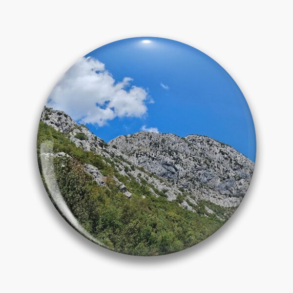 Item preview, ​Scenic mountain landscape with green hills designed and sold by Reveka1337.
