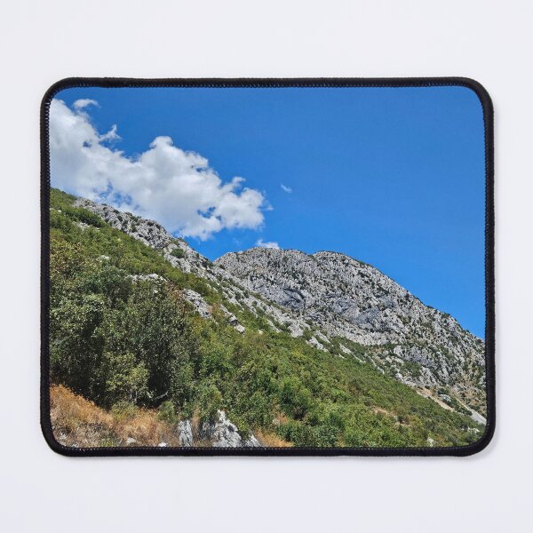 Item preview, ​Scenic mountain landscape with green hills designed and sold by Reveka1337.