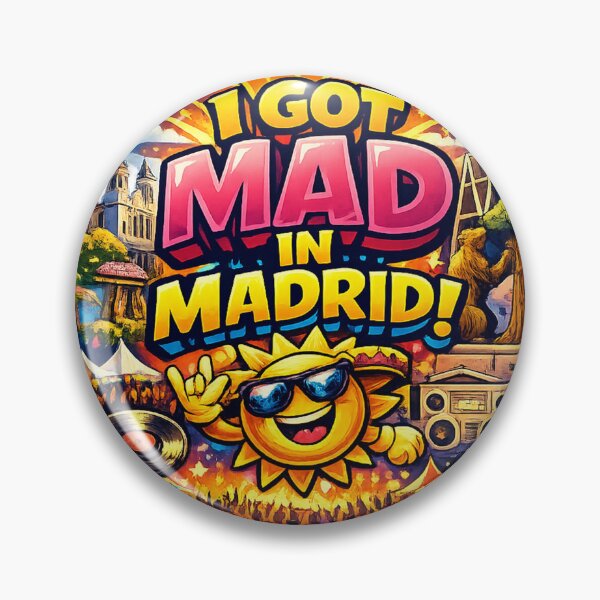 Item preview, Mad Cool Festival – I Got Mad in Madrid! | Funny Madrid Spain Music Festival T-Shirt Design | Concert & Travel Graphic PNG | Print-on-Demand Bundle designed and sold by Sushikidsntod.