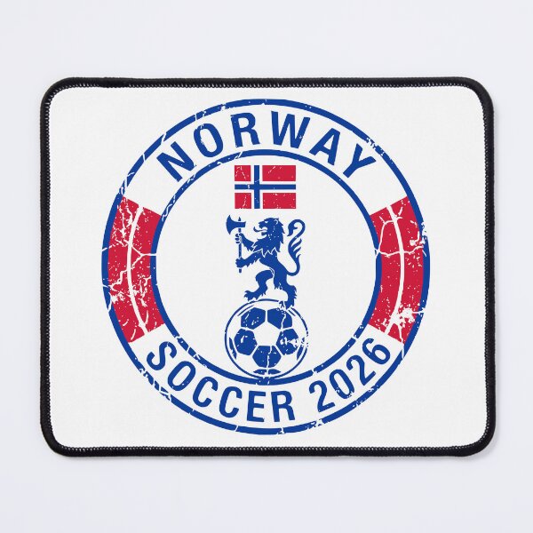 Item preview, Vintage Norway Soccer 2026 Distressed Lion Badge designed and sold by Imaginationbeyond.