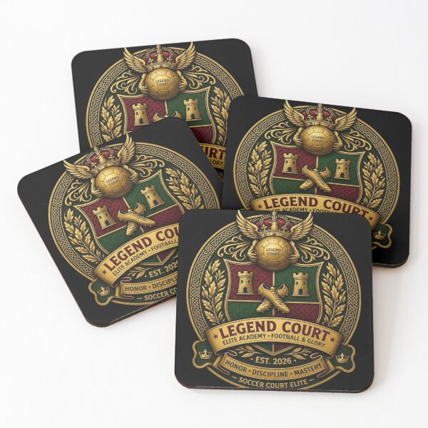 Item preview, Legend Court Elite Football Crest | Soccer Academy Emblem designed and sold by LegendCourt.