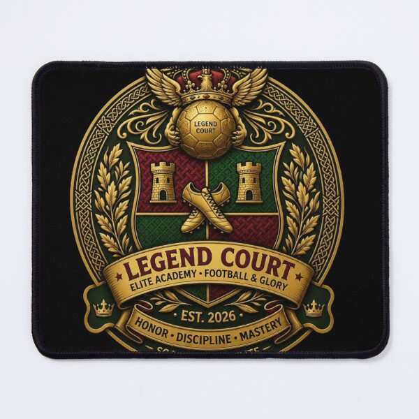 Item preview, Legend Court Elite Football Crest | Soccer Academy Emblem designed and sold by LegendCourt.