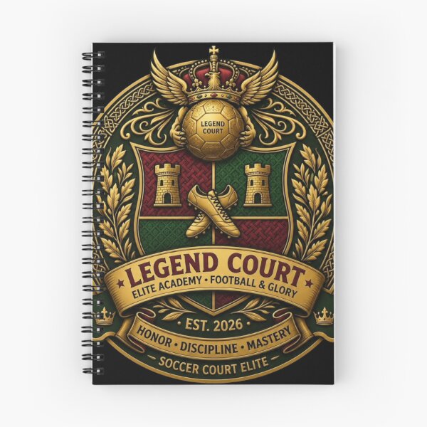 Item preview, Legend Court Elite Football Crest | Soccer Academy Emblem designed and sold by LegendCourt.