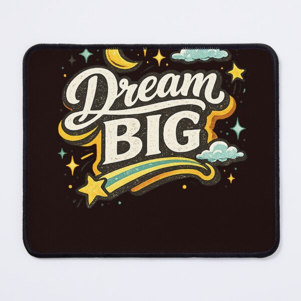 Item preview, Dream Big | Inspirational Typography Design designed and sold by VasiArtLab.