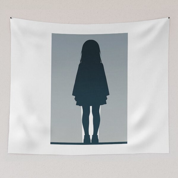 Item preview, Art - Stylized Human Figure, Elegant Monochrome Abstraction designed and sold by AnimeShin.