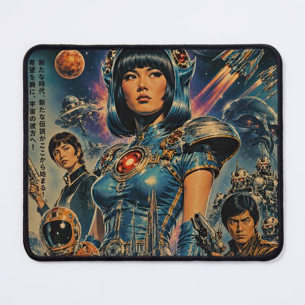 Item preview, Retro Japanese Space Opera Poster designed and sold by obstinator.