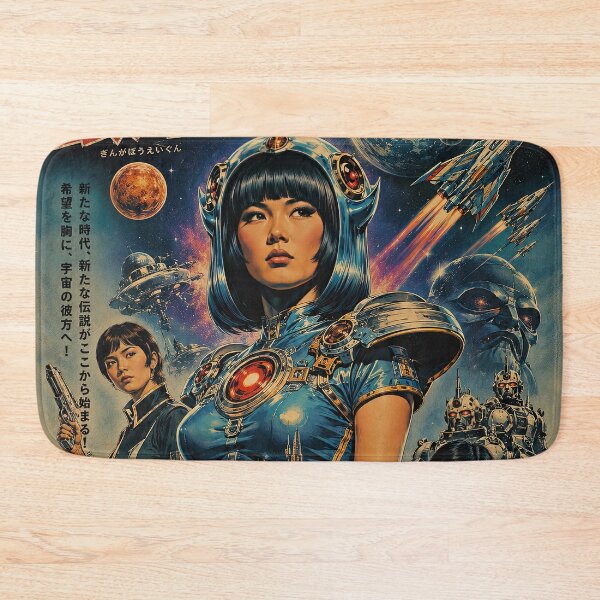 Item preview, Retro Japanese Space Opera Poster designed and sold by obstinator.