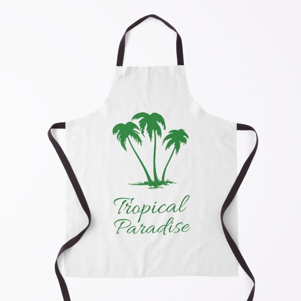Item preview, Tropical Paradise Green Palm Trees Art designed and sold by AhinoraArtShop.