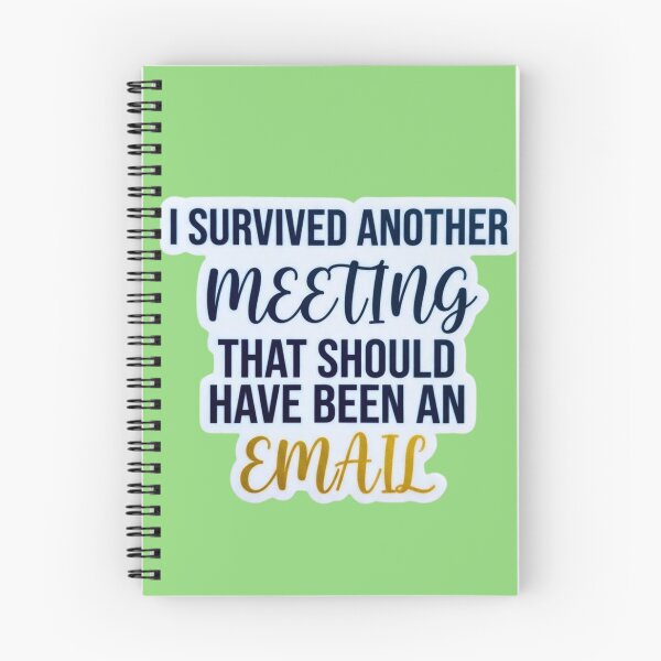 Item preview, Sarcastic Office Meeting Email Typography Design designed and sold by HAPPY HARBOR DESIGN .