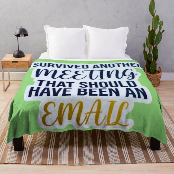 Item preview, Sarcastic Office Meeting Email Typography Design designed and sold by HAPPY HARBOR DESIGN .