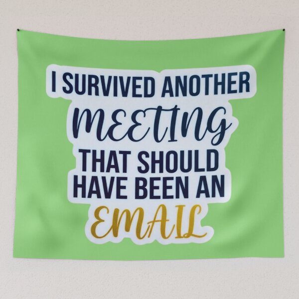 Item preview, Sarcastic Office Meeting Email Typography Design designed and sold by HAPPY HARBOR DESIGN .