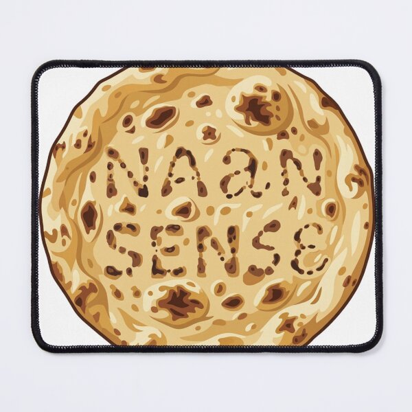 Item preview, Naansense - Food Humor Desi Tshirt designed and sold by REGAINART.