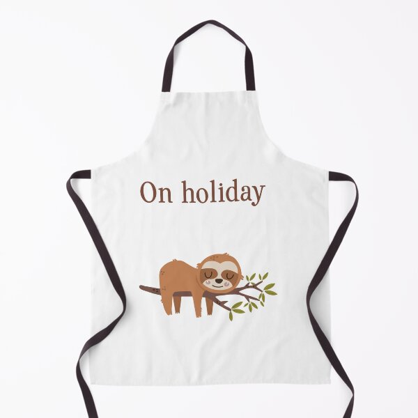 Item preview, On holiday cute sloth designed and sold by palmandpaper.