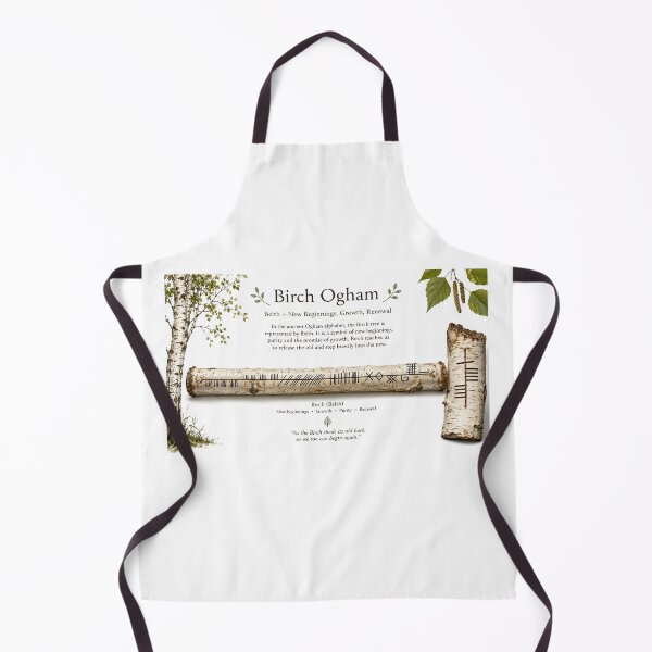 Item preview, Birch Ogham of New Beginnings designed and sold by OakandHollyBand.