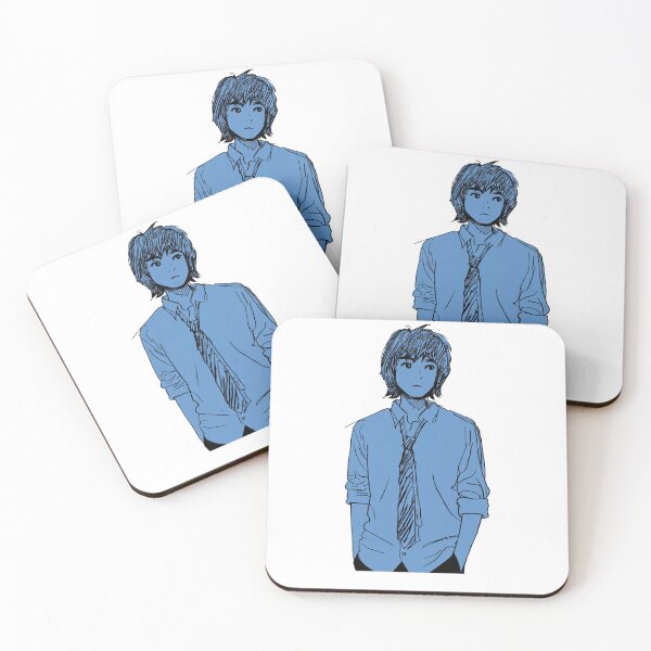 Item preview, Blue Messy Schoolboy designed and sold by ANIME-TEKKO.