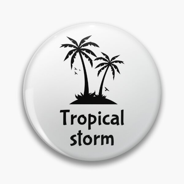 Item preview, Tropical Storm Silhouette Palm Trees Art designed and sold by AhinoraArtShop.