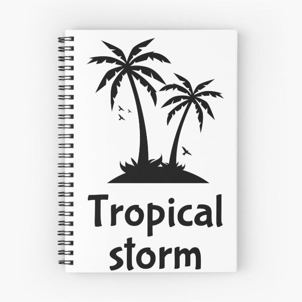 Item preview, Tropical Storm Silhouette Palm Trees Art designed and sold by AhinoraArtShop.
