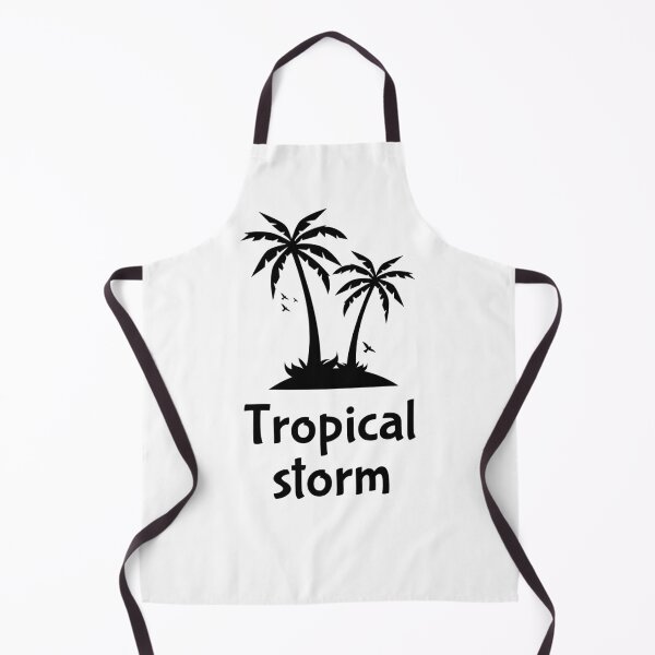 Item preview, Tropical Storm Silhouette Palm Trees Art designed and sold by AhinoraArtShop.