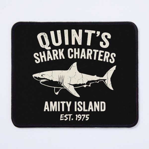 Item preview, Vintage Amity Island Shark Charters Distressed Graphic designed and sold by Imaginationbeyond.