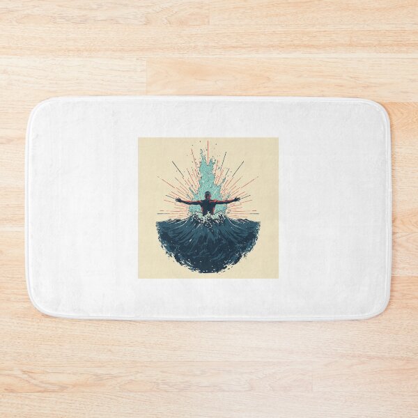 Item preview, First Gasp Club Cold Water Swimming Graphic Tee designed and sold by PlanningPress.