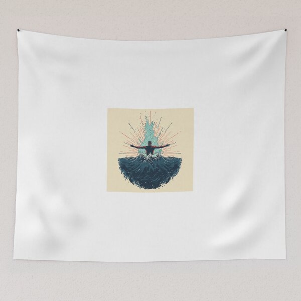 Item preview, First Gasp Club Cold Water Swimming Graphic Tee designed and sold by PlanningPress.