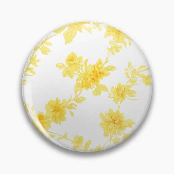 Item preview, Yellow Floral White Dress Pattern | Vintage Aesthetic Flower Print Dress | Elegant Summer Outfit designed and sold by Bhaskar Digital Art.